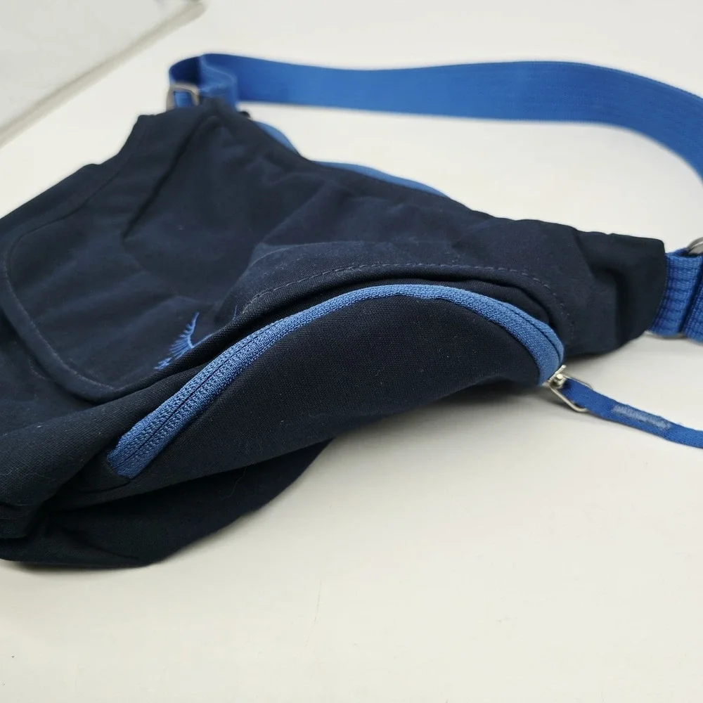Osprey Flapjill Micro Shoulder Bag Zip Closure Adjustable Strap Blue Crossbody